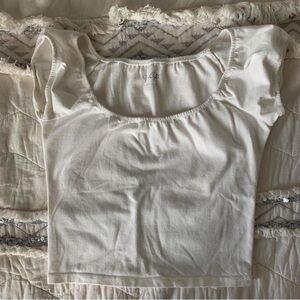 Brandy Melville Cream Crop Top